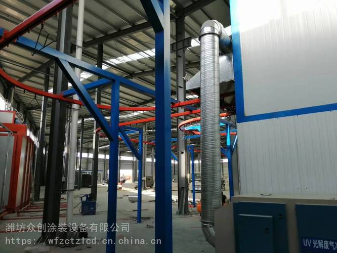 潍坊市锌钢护栏往复式自动化喷涂设备,静电喷塑喷粉设备生产线,众创
